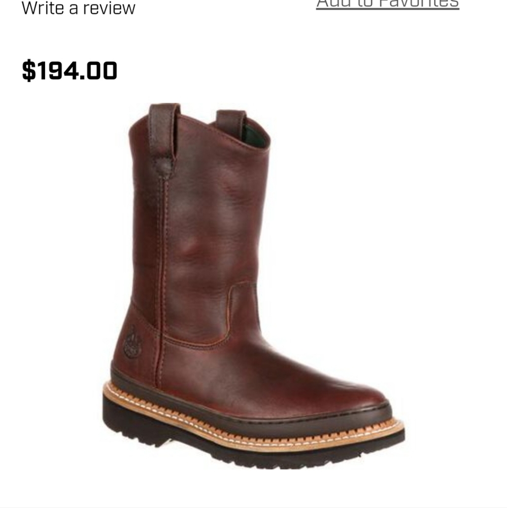 Men Georgia Boots